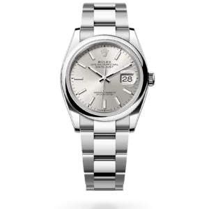 Rolex 
 Datejust 36
 Oyster, 36 mm, acero Oystersteel
 M126200-0002
