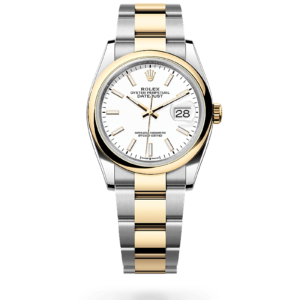 Rolex 
 Datejust 36
 Oyster, 36 mm, acero Oystersteel y oro amarillo
 M126203-0020