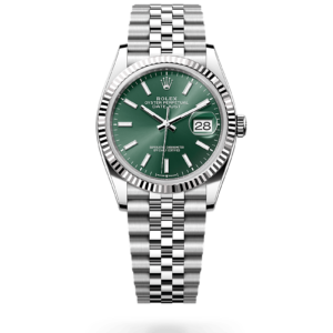 Rolex 
 Datejust 36
 Oyster, 36 mm, acero Oystersteel y oro blanco
 M126234-0051