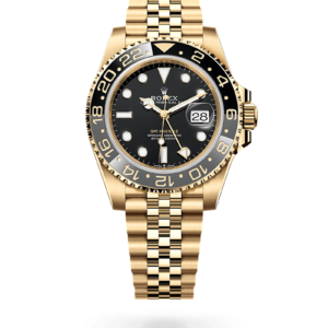 Rolex 
 GMT-Master II
 Oyster, 40 mm, oro amarillo
 M126718GRNR-0001