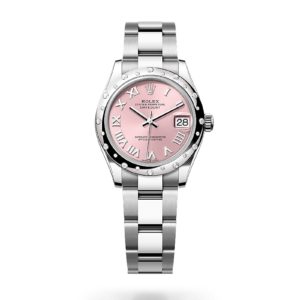 Rolex 
 Datejust 31
 Oyster, 31 mm, acero Oystersteel, oro blanco y diamantes
 M278344RBR-0021