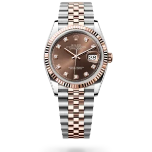 Rolex 
Datejust 36
Oyster, 36 mm, acero Oystersteel y oro Everose
M126231-0053