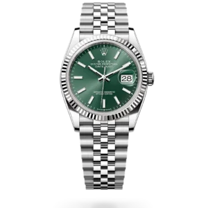 Rolex 
Datejust 36
Oyster, 36 mm, acero Oystersteel y oro blanco
M126234-0051