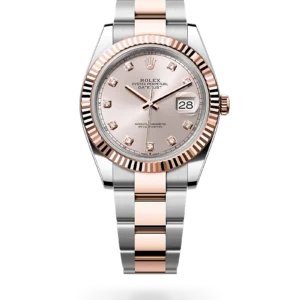 Rolex 
Datejust 41
Oyster, 41 mm, acero Oystersteel y oro Everose
M126331-0007