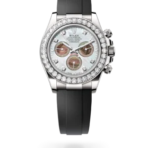 Rolex
Cosmograph Daytona
Oyster, 40 mm, oro blanco y diamantes
M126589RBR-0001
