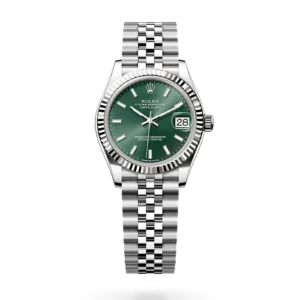 Rolex 
Datejust 31
Oyster, 31 mm, acero Oystersteel y oro blanco
M278274-0018